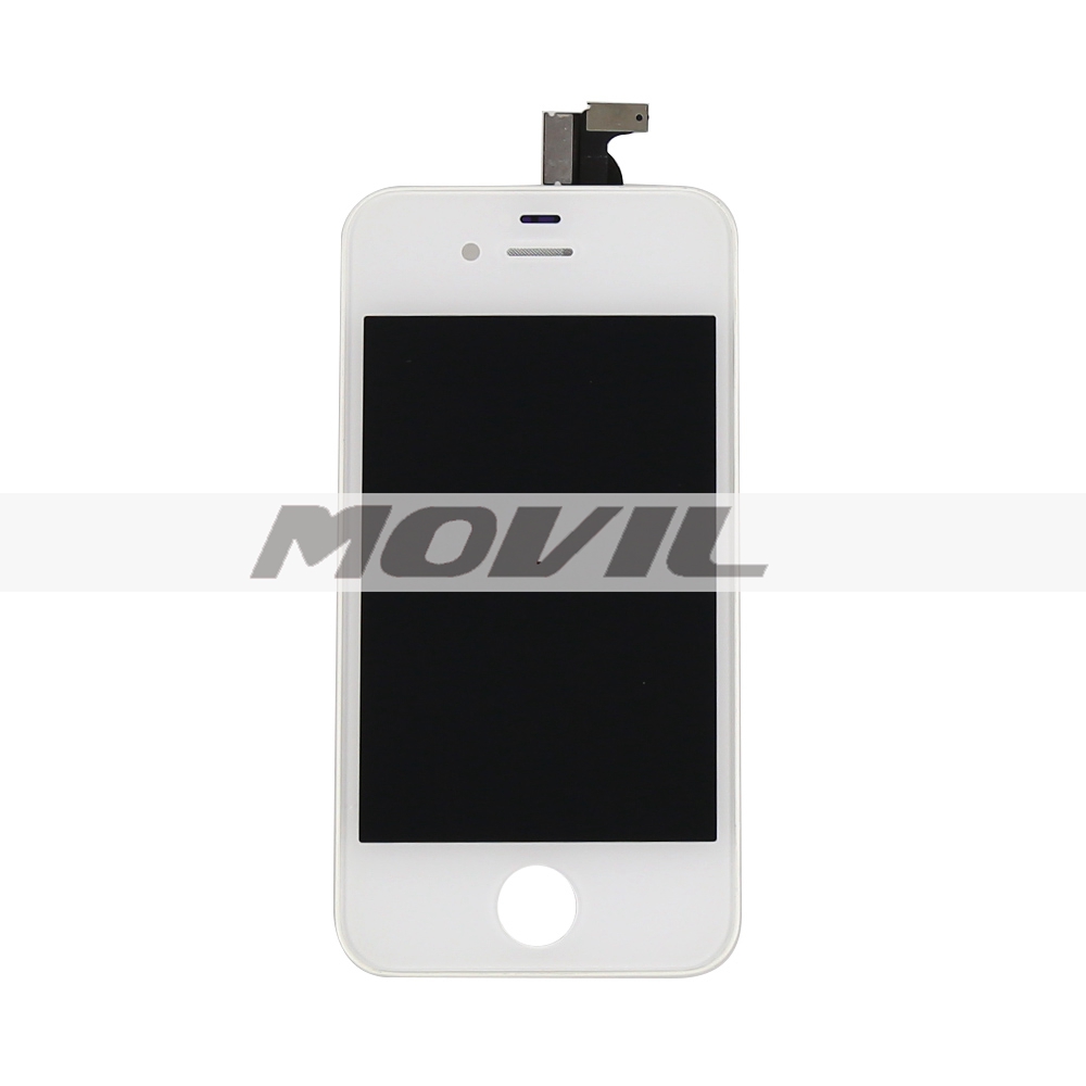 For iPhone 4S LCD Screen Digitizer Touch Display Assembly Complete Replacement + tools + home button flex cable